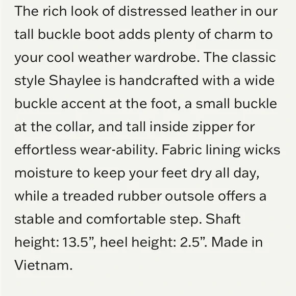 Distressed leather tall boots.by Born - Picture 13 of 15